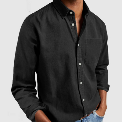 Ashborne | Men's Denim Shirt | Soft Cotton Blend