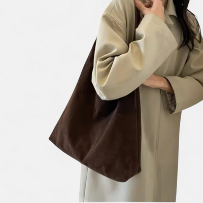 Ashborne | Women's Suede Hobo Bag | Minimalist Chic