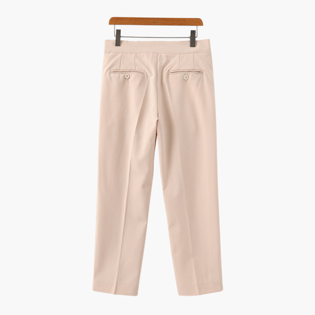 Ashborne | Men's High Waist Trousers