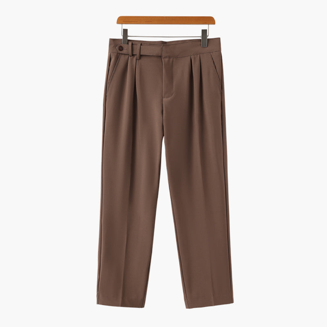 Ashborne | Men's High Waist Trousers