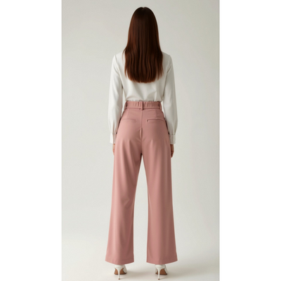Ashborne | Women's High-Waist Wide-Leg Trousers