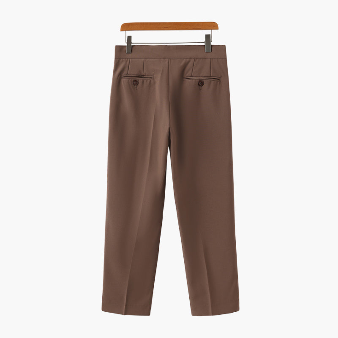 Ashborne | Men's High Waist Trousers