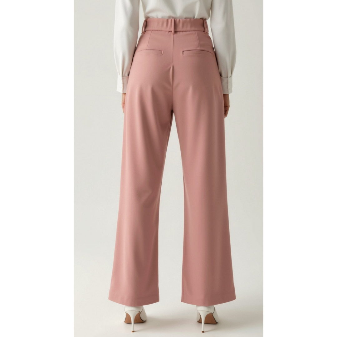 Ashborne | Women's High-Waist Wide-Leg Trousers