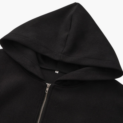 Ashborne | Women's Zip-Up Knit Hoodie | Old Money Essential