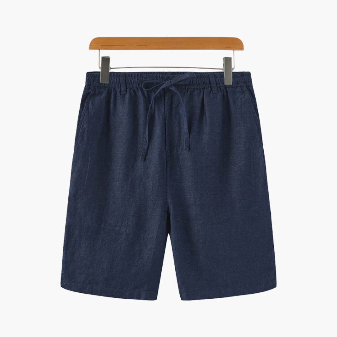 Ashborne | Men's Casual Linen Shorts | Lightweight Comfort