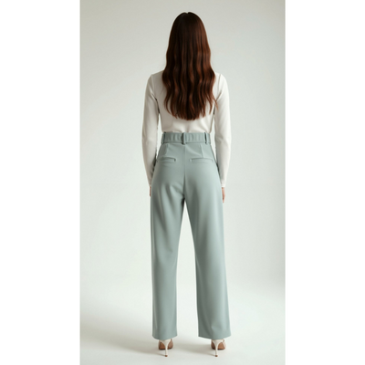 Ashborne | Women's High-Waist Wide-Leg Trousers