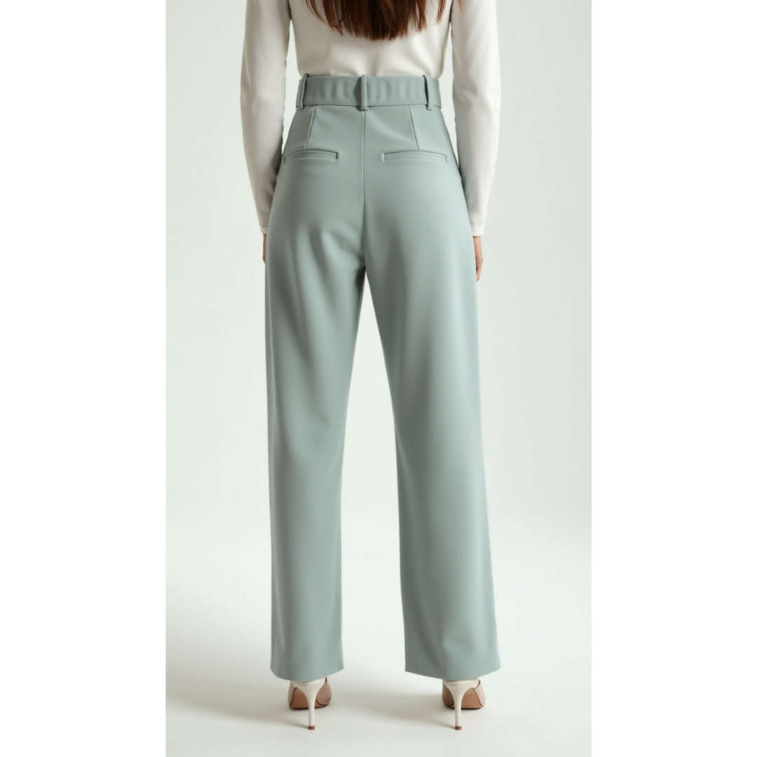 Ashborne | Women's High-Waist Wide-Leg Trousers