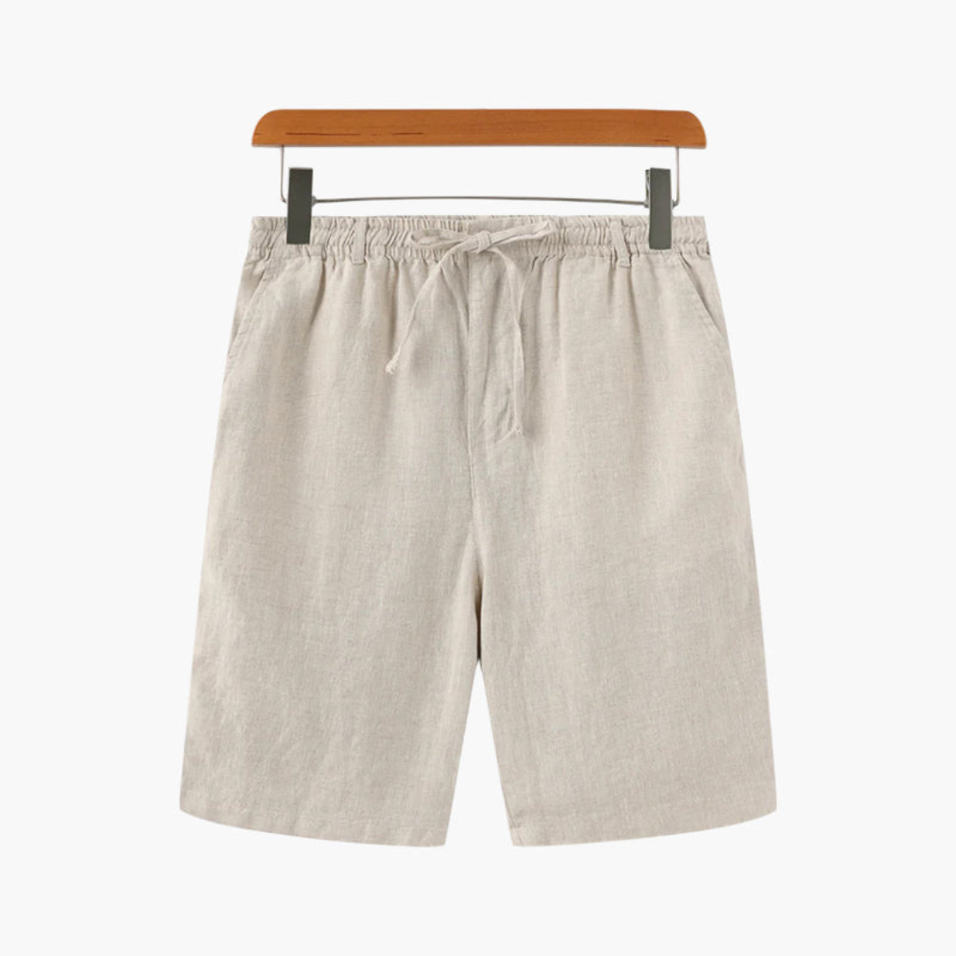 Ashborne | Men's Casual Linen Shorts | Lightweight Comfort