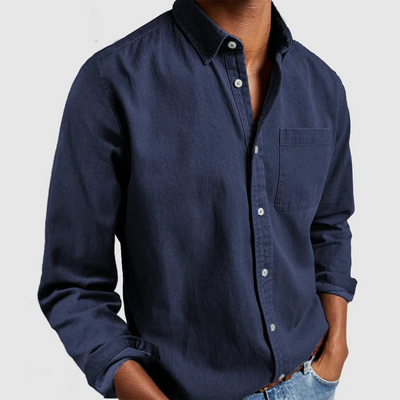 Ashborne | Men's Denim Shirt | Soft Cotton Blend