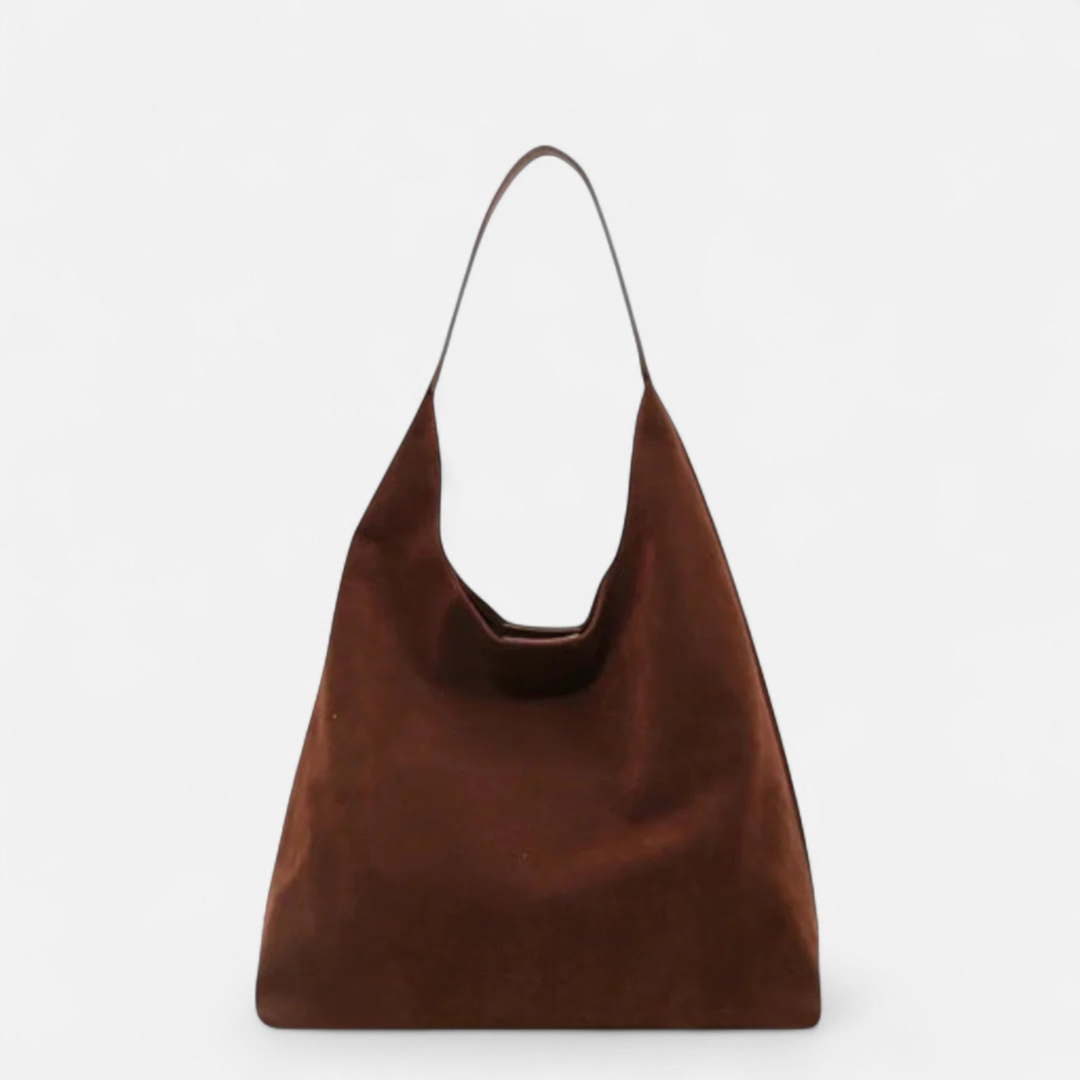 Ashborne | Women's Suede Hobo Bag | Minimalist Chic