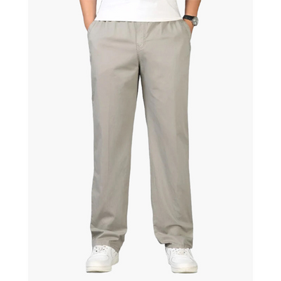 Ashborne | Men's Straight Fit Trousers | Cotton