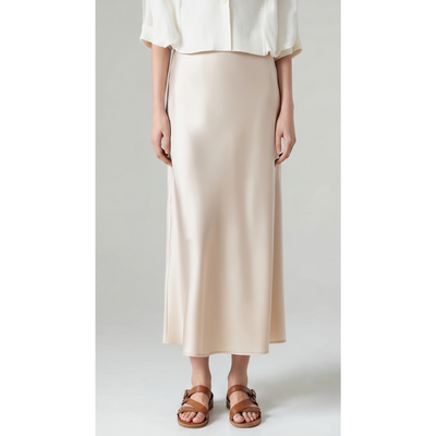 Ashborne | Women's Satin Maxi Skirt