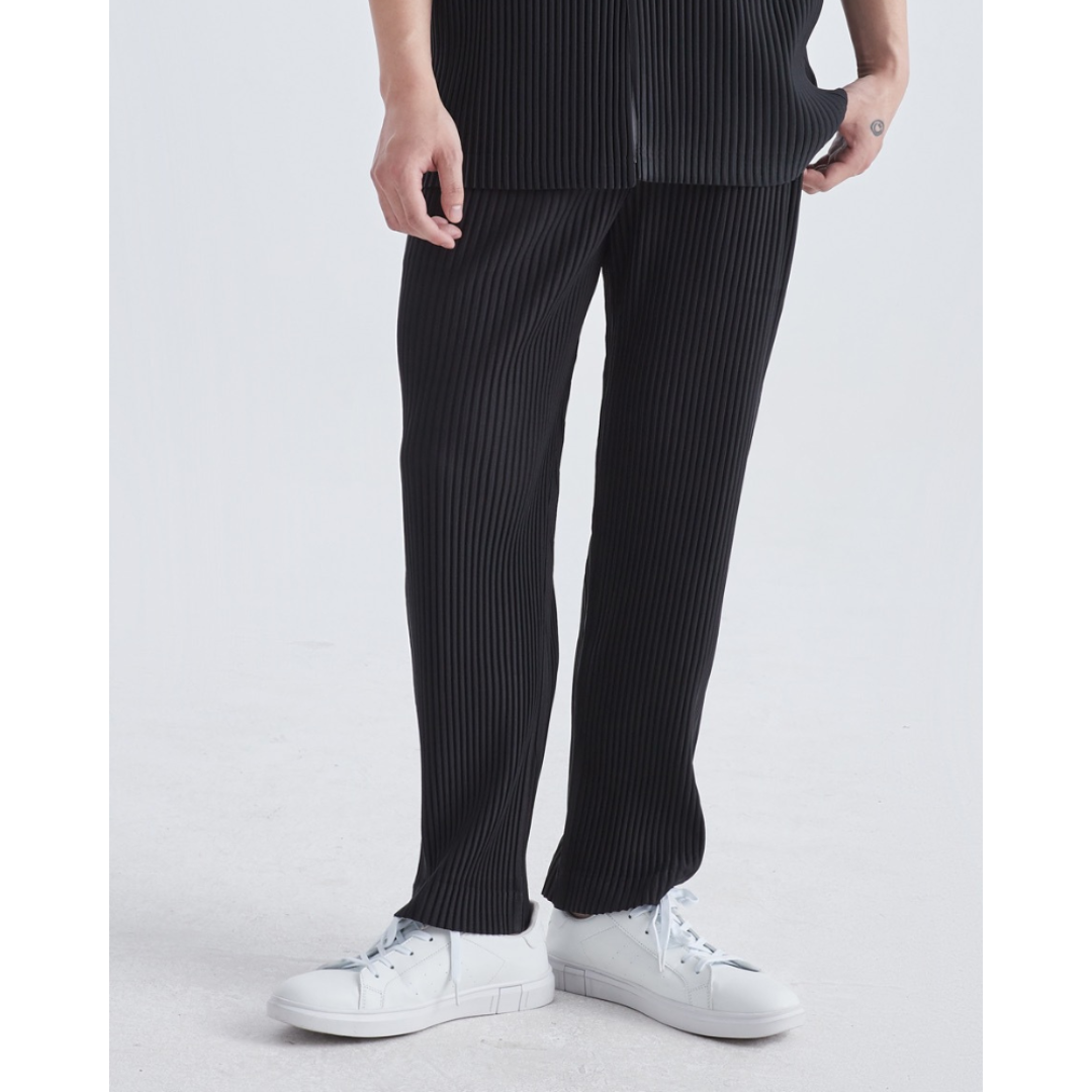Ashborne | Men's Straight Fit Trousers | Ribbed