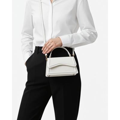 Ashborne | Women's Structured Top-Handle Bag | Elegant Mini