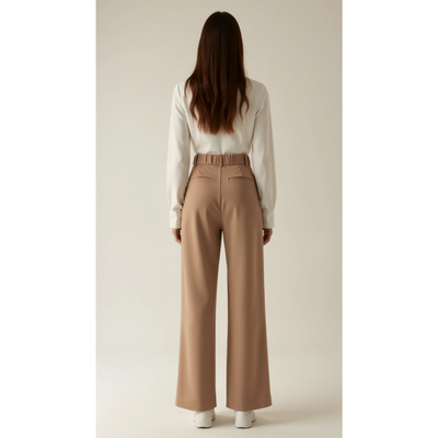 Ashborne | Women's High-Waist Wide-Leg Trousers