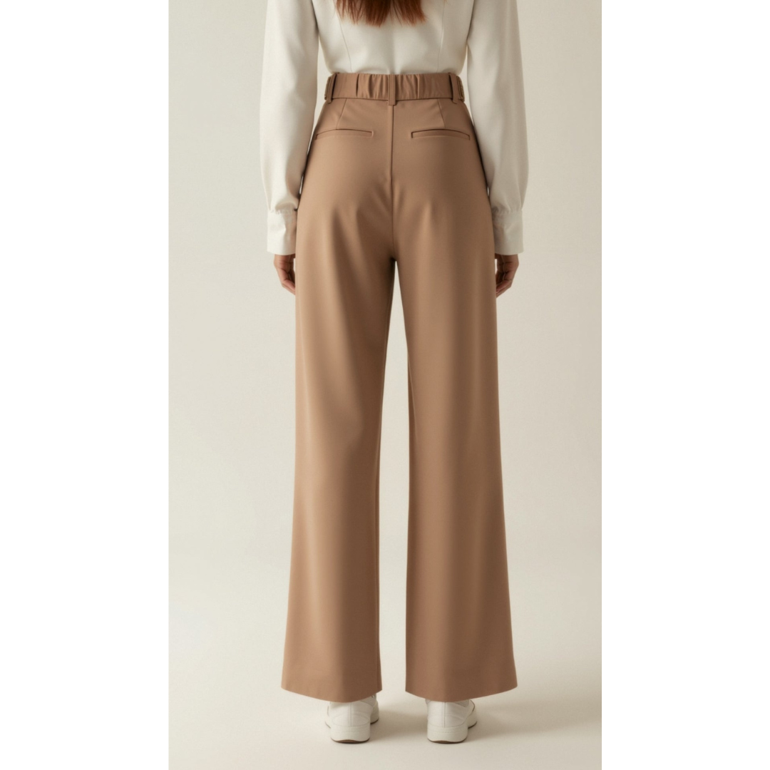 Ashborne | Women's High-Waist Wide-Leg Trousers