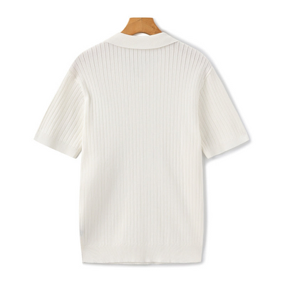 Ashborne | Men's Short Sleeve Polo | Ribbed