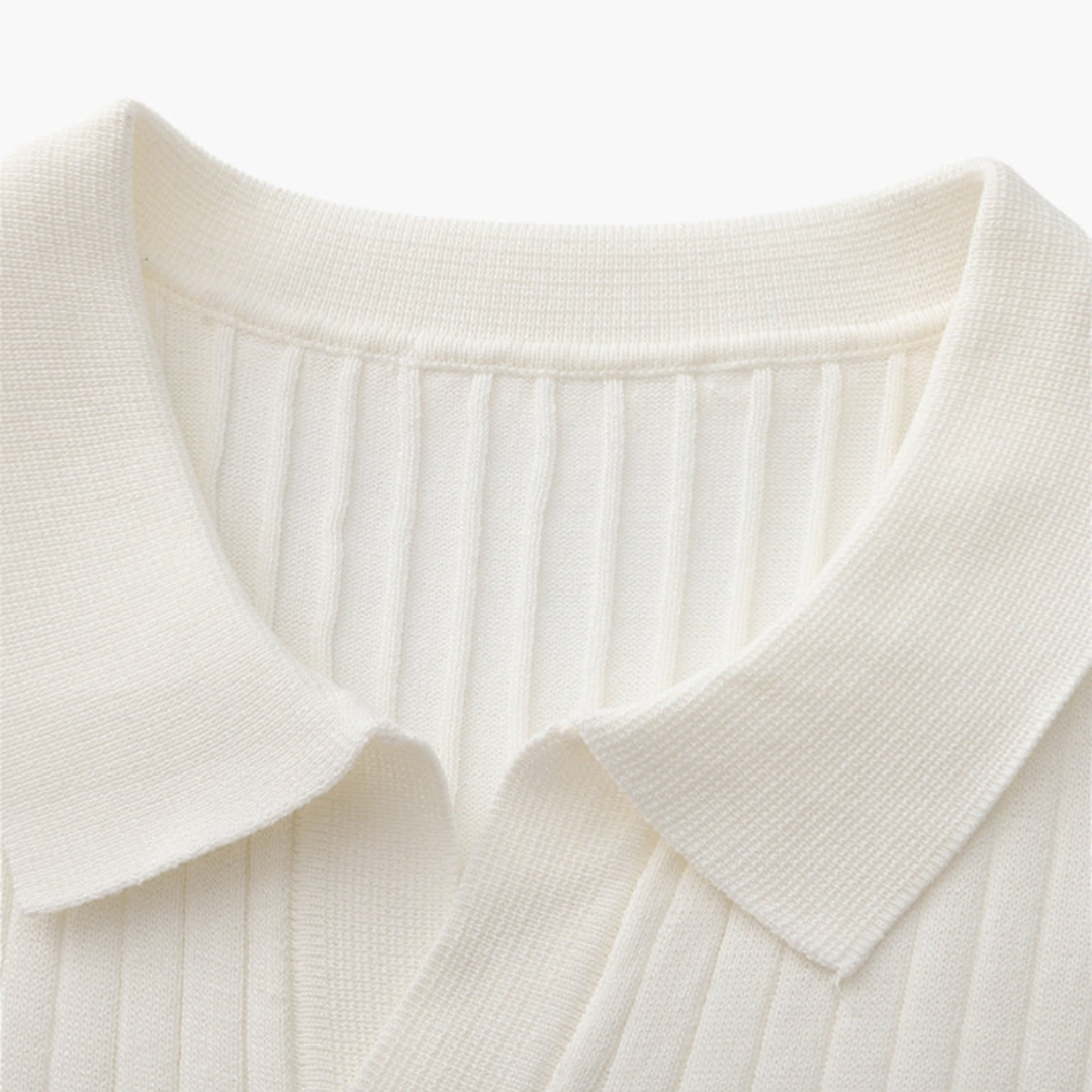 Ashborne | Men's Short Sleeve Polo | Ribbed