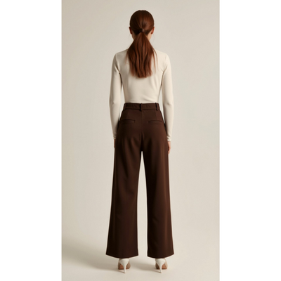 Ashborne | Women's High-Waist Wide-Leg Trousers