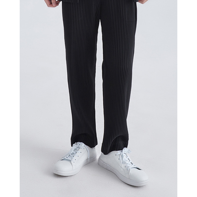 Ashborne | Men's Straight Fit Trousers | Ribbed