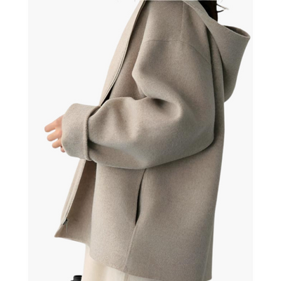 Ashborne | Women's Zip-Up Knit Hoodie | Old Money Essential