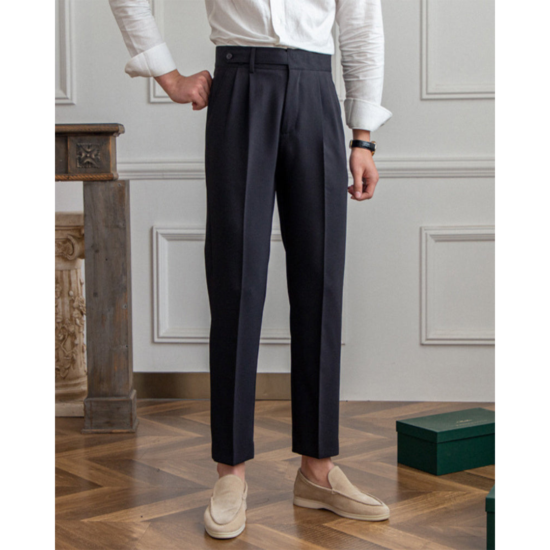 Ashborne | Men's High Waist Trousers