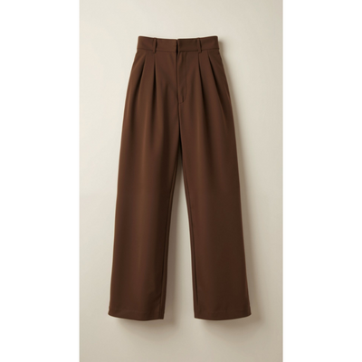 Ashborne | Women's High-Waist Wide-Leg Trousers