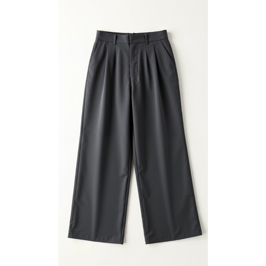 Ashborne | Women's High-Waist Wide-Leg Trousers