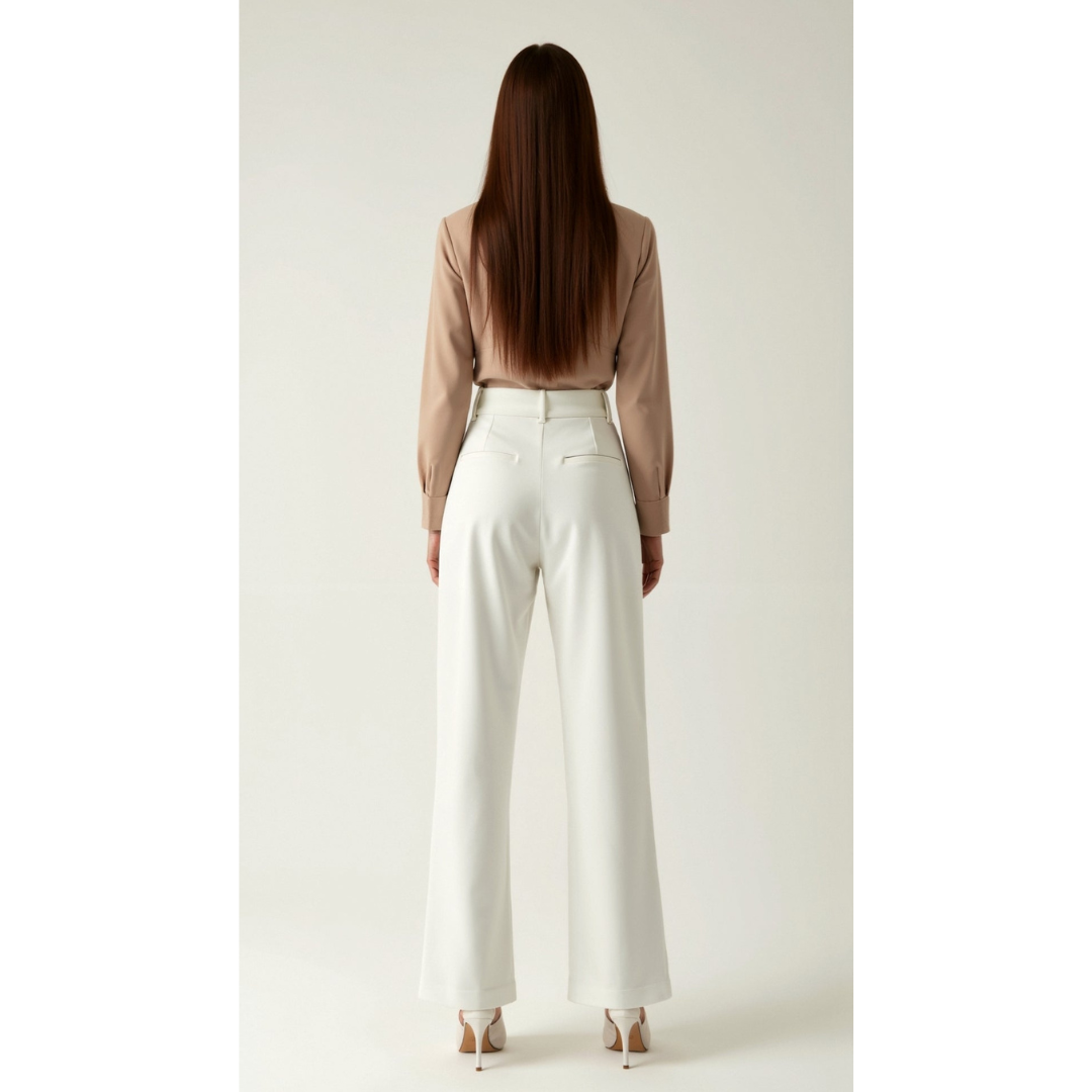 Ashborne | Women's High-Waist Wide-Leg Trousers