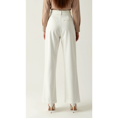 Ashborne | Women's High-Waist Wide-Leg Trousers