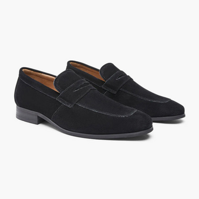 Ashborne | Men's Penny Loafers | Suede