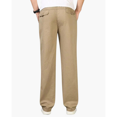 Ashborne | Men's Straight Fit Trousers | Cotton