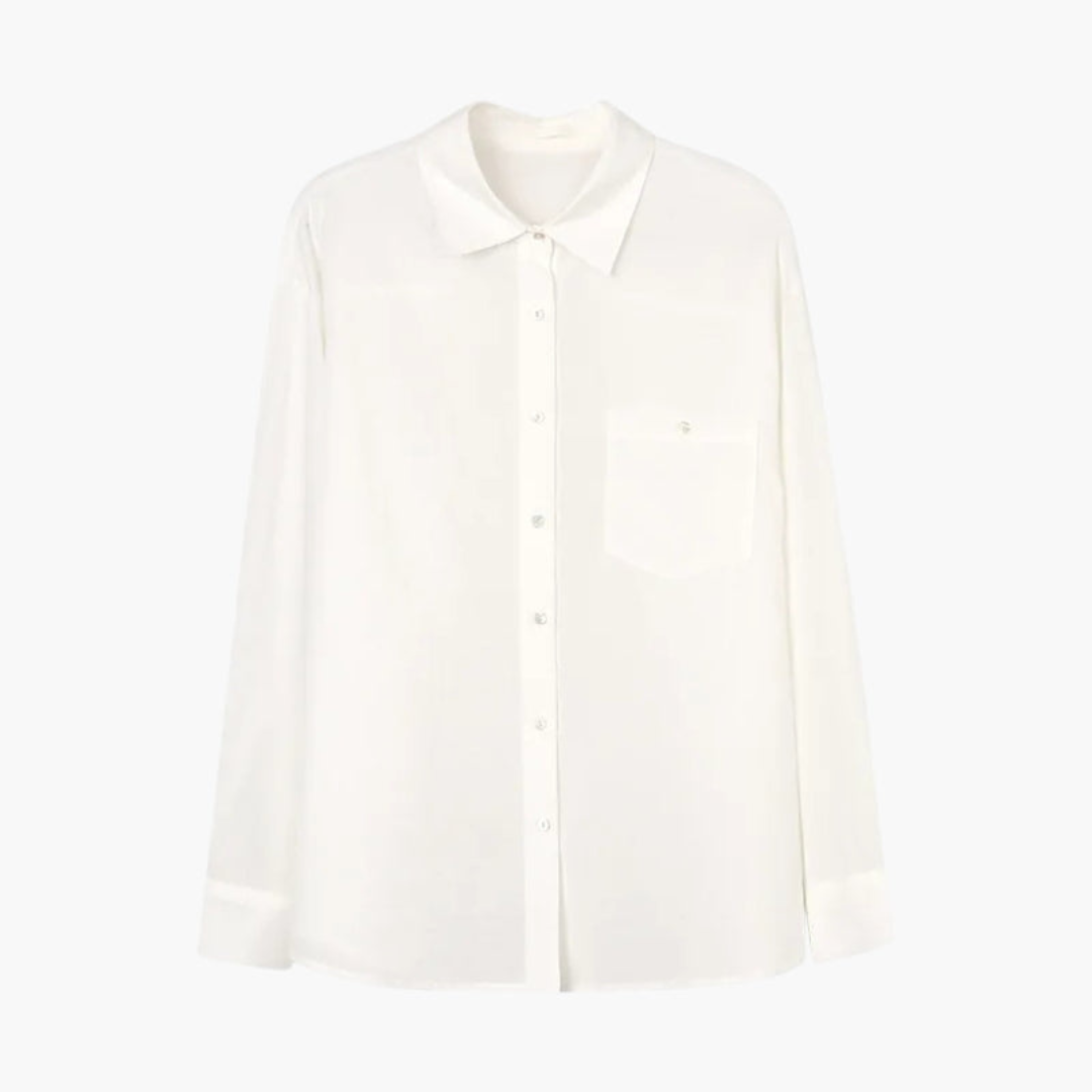 Ashborne | Women's Button-Up Shirt | Linen Long Sleeve