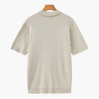Ashborne | Men's Short Sleeve Polo | Ribbed