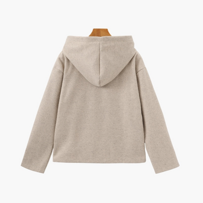 Ashborne | Women's Zip-Up Knit Hoodie | Old Money Essential