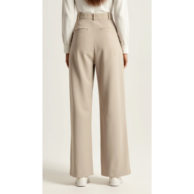 Ashborne | Women's High-Waist Wide-Leg Trousers