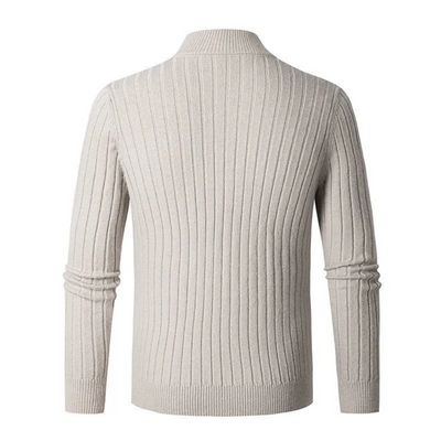 Ashborne | Men's Half-Zip Sweater | Ribbed