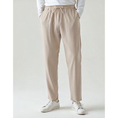 Ashborne | Men’s Casual Linen Trousers | Lightweight Comfort