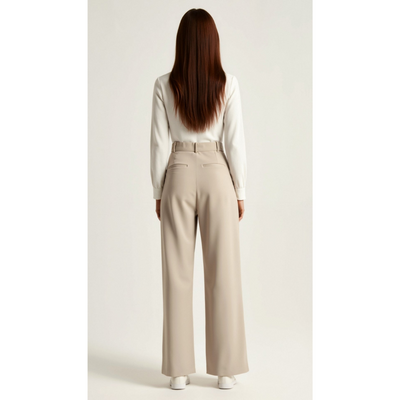 Ashborne | Women's High-Waist Wide-Leg Trousers