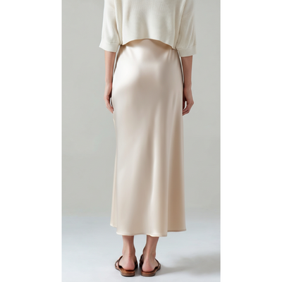 Ashborne | Women's Satin Maxi Skirt