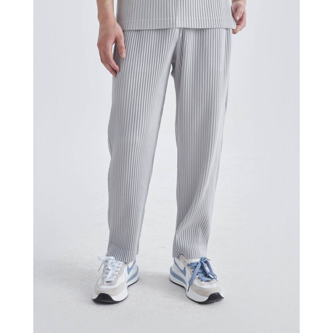 Ashborne | Men's Straight Fit Trousers | Ribbed