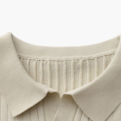 Ashborne | Men's Short Sleeve Polo | Ribbed