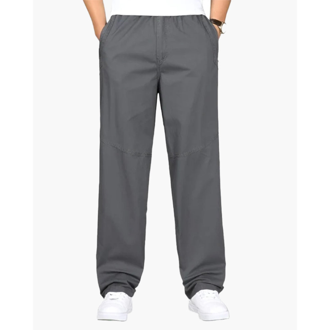 Ashborne | Men's Straight Fit Trousers | Cotton