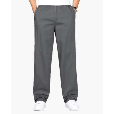 Ashborne | Men's Straight Fit Trousers | Cotton