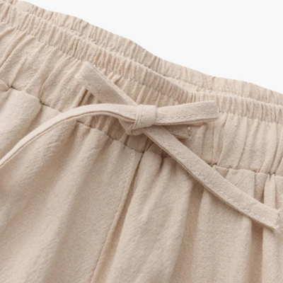 Ashborne | Men’s Casual Linen Trousers | Lightweight Comfort