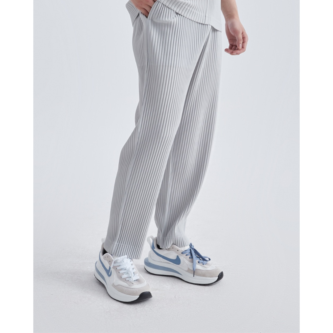 Ashborne | Men's Straight Fit Trousers | Ribbed