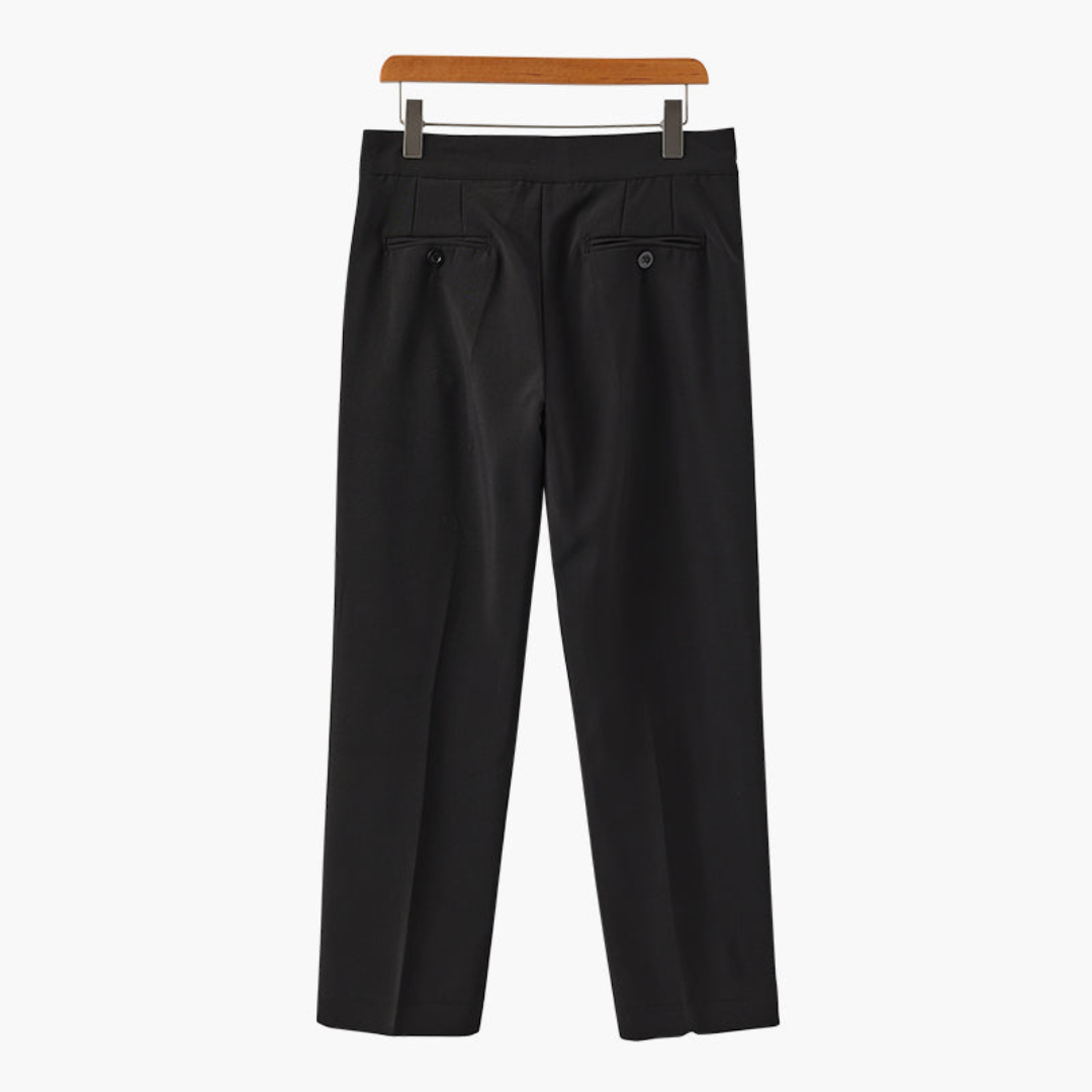 Ashborne | Men's High Waist Trousers
