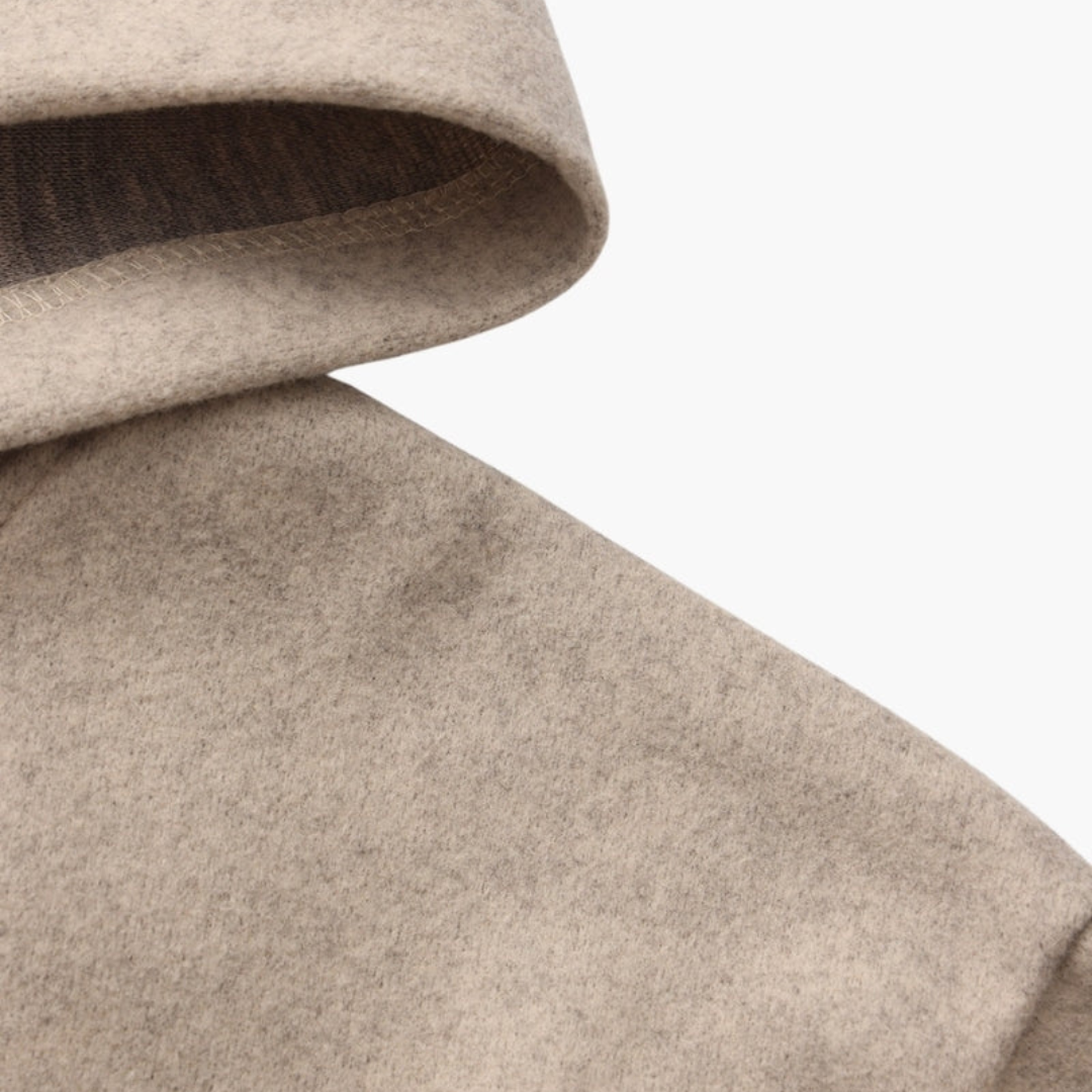 Ashborne | Women's Zip-Up Knit Hoodie | Old Money Essential
