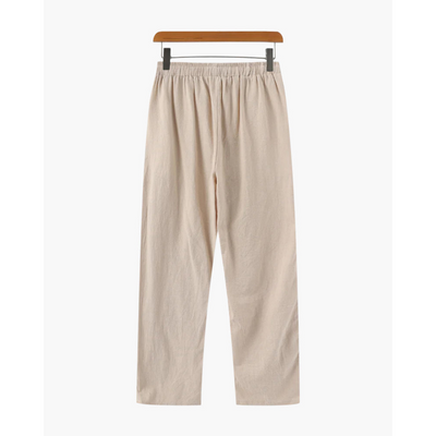 Ashborne | Men’s Casual Linen Trousers | Lightweight Comfort
