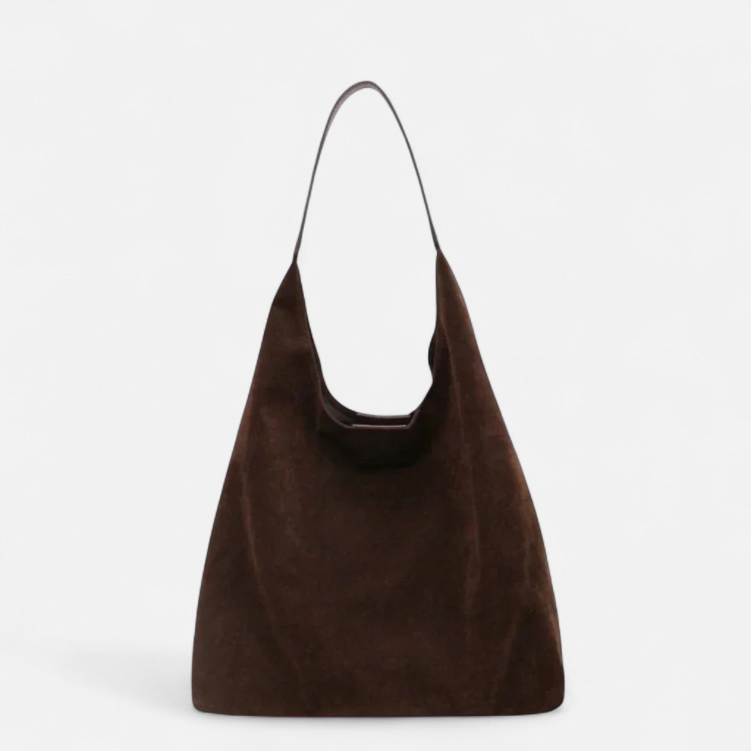 Ashborne | Women's Suede Hobo Bag | Minimalist Chic